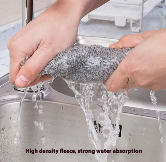 Bamboo Charcoal Absorbent Cleaning Rag