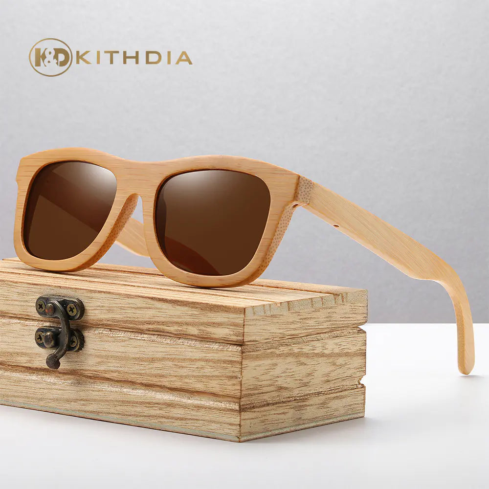 EcoLux Polarized Bamboo Sunglasses