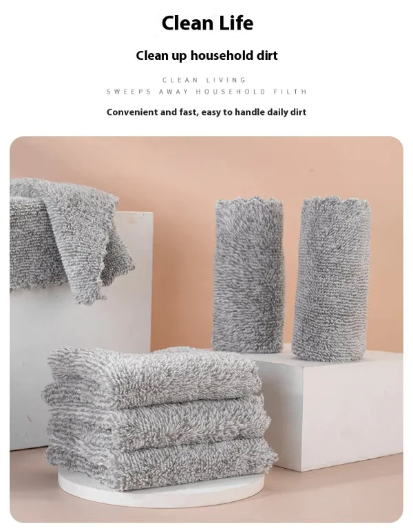 Bamboo Charcoal Absorbent Cleaning Rag